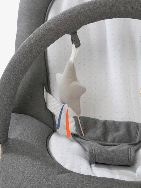 Transat avec arche Babydream beige imprimé+curry+gris/blanc+multicolore+tilleul - vertbaudet enfant 