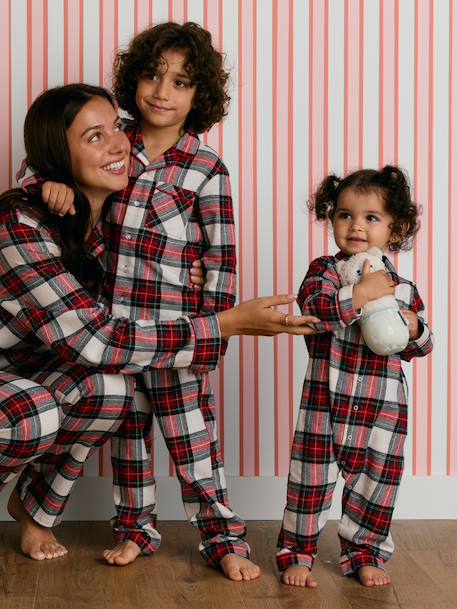 Pyjama enfant mixte Capsule Famille rouge - vertbaudet enfant 