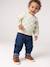 Jean denim bébé denim brut+denim gris - vertbaudet enfant 