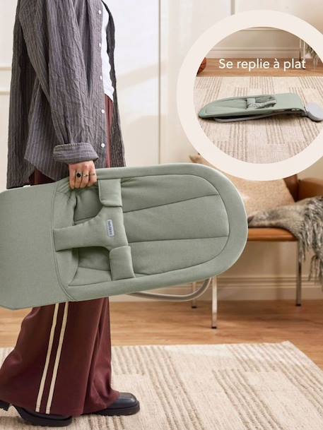 BABYBJORN wipstoel Begin groen+zandbeige - vertbaudet enfant 