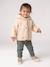 Baby sherpijas met capuchon vanille - vertbaudet enfant 