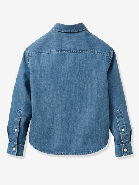 Chemise en denim garçon CYRILLUS stone - vertbaudet enfant 