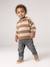 Gestreepte babypolotrui taupe - vertbaudet enfant 