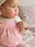 4-delige babyset van velours lichtroze - vertbaudet enfant 