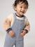Set tuinbroek en sweater baby jongen grijsblauw - vertbaudet enfant 