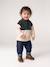 Fleece babysweater met opstaande kraag dennen - vertbaudet enfant 