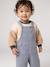 Ensemble salopette et sweat bébé bleu grisé - vertbaudet enfant 