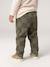 Babyjongensbroek met ruitdessin kaki - vertbaudet enfant 