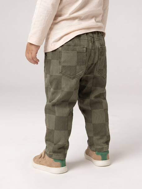Pantalon bébé garçon kaki - vertbaudet enfant 