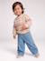 Babytrui met jacquardmotief rozen - vertbaudet enfant 