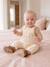 Set tuinbroekje en babybody meisje vanille - vertbaudet enfant 