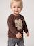 Sweater babyjongen met lange mouwen bruin - vertbaudet enfant 