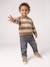 Gestreepte babypolotrui taupe - vertbaudet enfant 