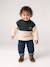 Pantalon battle bébé en denim denim brut - vertbaudet enfant 