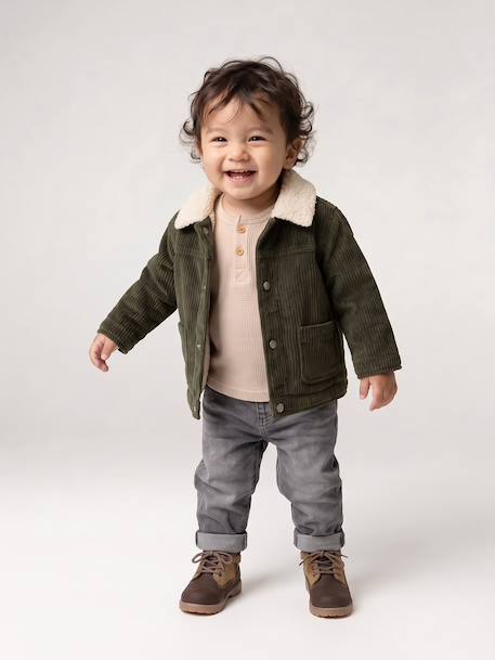 Veste bébé garçon kaki - vertbaudet enfant 