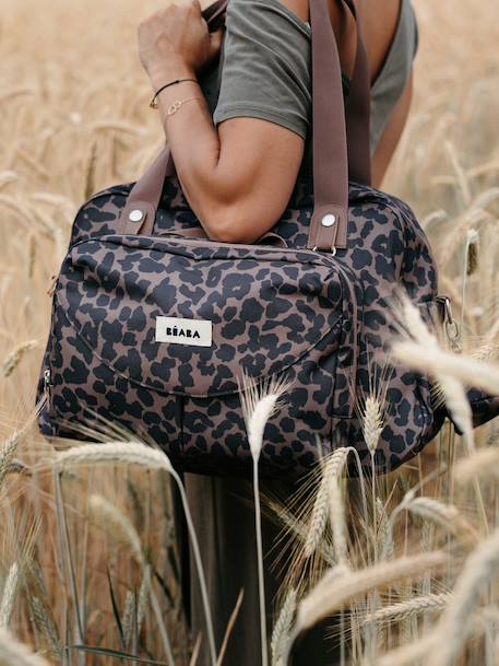 Luiertas Genève II BEABA beige, bedrukt+bruin+DONKERBLAUW+gemêleerd grijs+saliegroen+zwart, bedrukt - vertbaudet enfant 