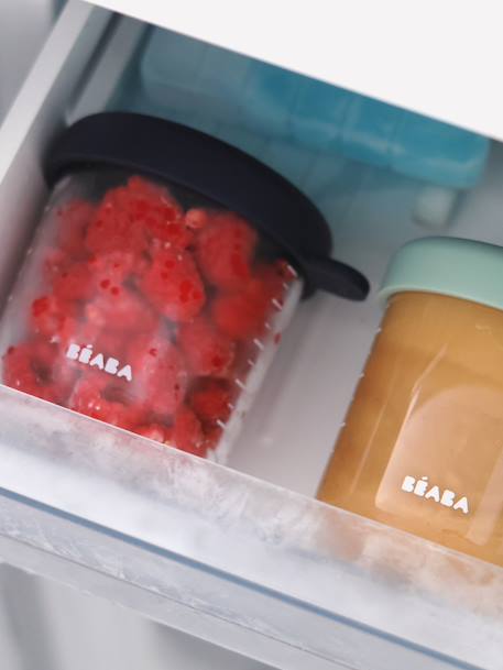 10 glazen bewaarpotjes 250 ml BEABA meerkleurig - vertbaudet enfant 