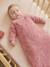 Gigoteuse bébé velours côtelé beige+vieux rose - vertbaudet enfant 
