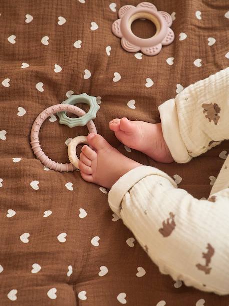 Boxmatras van katoengaas chocoladebruin - vertbaudet enfant 