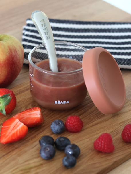 10 glazen bewaarpotjes 250 ml BEABA meerkleurig - vertbaudet enfant 