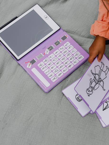 Tablette à dessin Kidydraw mini jaune+rose+vert sapin+vert sauge+violet - vertbaudet enfant 