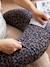 Coussin Little Warmy beige+marron imprimé - vertbaudet enfant 