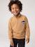 Sweat col camionneur garçon bleu canard+jaune - vertbaudet enfant 