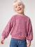 Sweat fille à sequins mauve+turquoise - vertbaudet enfant 