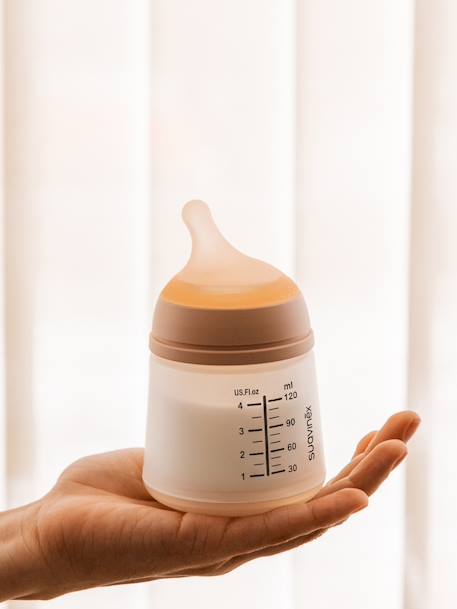 Biberon anti-colique 120 ml rose - vertbaudet enfant 