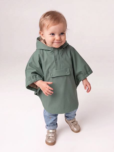 Cape de pluie bébé vert - vertbaudet enfant 