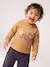 T-shirt met capuchon lange mouwen okergeel - vertbaudet enfant 