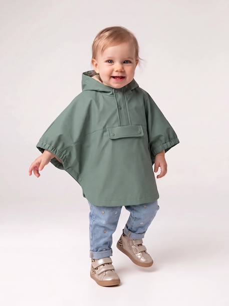 Cape de pluie bébé vert - vertbaudet enfant 