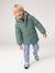 Parka garçon à capuche doublure sherpa kaki+noir+taupe+vert sauge - vertbaudet enfant 