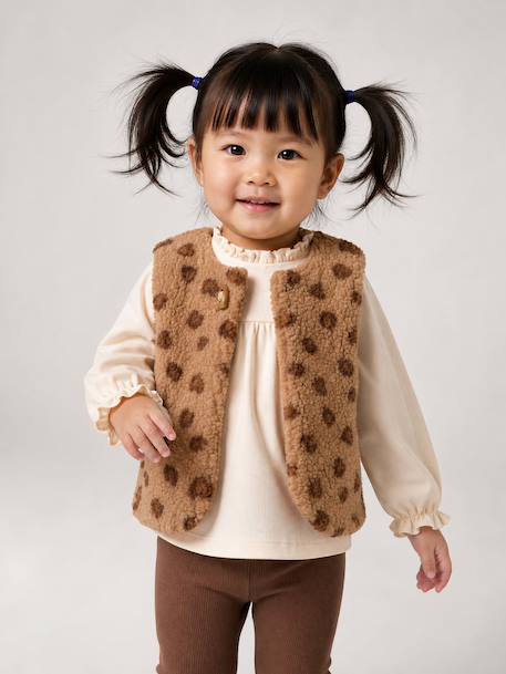 3-delige babyset meisje hazelnoot - vertbaudet enfant 