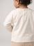 Babyshirt met lange mouwen en print ecru - vertbaudet enfant 