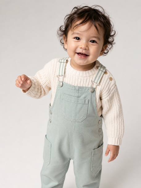 Salopette bébé garçon vert sauge - vertbaudet enfant 