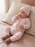 Ensemble combinaison et bonnet naissance fille rose pâle - vertbaudet enfant 