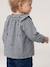 Blouse met lange mouwen voor babymeisjes grijsblauw - vertbaudet enfant 