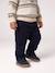 Babybroek jongen van ribfluweel kaki+marineblauw - vertbaudet enfant 