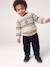 Jacquard babytrui jongen gemêleerd beige - vertbaudet enfant 