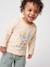 T-shirt manches longues bébé garçon vanille - vertbaudet enfant 