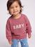 Sweat-shirt bébé fille message imprimé framboise+vanille - vertbaudet enfant 