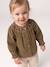 Babyblouse van corduroy olijf - vertbaudet enfant 