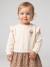 Robe bébé fille manches longues vanille - vertbaudet enfant 