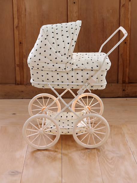 Poppenwagen ecru+zwart - vertbaudet enfant 
