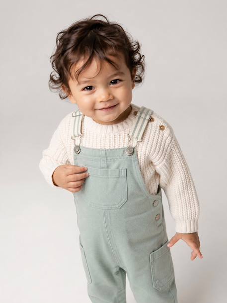 Salopette bébé garçon vert sauge - vertbaudet enfant 