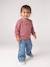 Jean large bébé fille petits coeurs brodés denim gris+stone - vertbaudet enfant 
