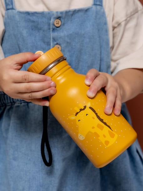 Fles 350 ml TRIXIE bruin+dennen+geel+groen+ijsblauw+lichtroze+Mr Fox+Mr Lion+Mrs Elephant+Mrs Rabbit+nude+petrolblauw+rood+rozen+zachtpaars - vertbaudet enfant 