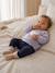 Sweat bébé ouverture dos bleu ciel - vertbaudet enfant 