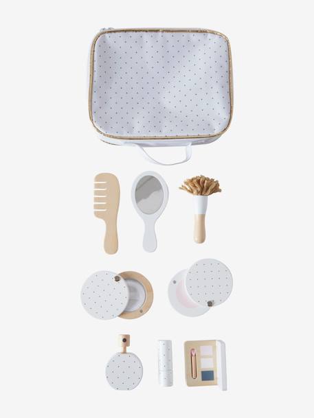 Trousse de maquillage en bois FSC® blanc - vertbaudet enfant 
